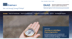 Desktop Screenshot of eu.daad.de