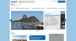 Desktop Screenshot of daad.org.br