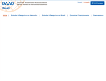 Tablet Screenshot of daad.org.br